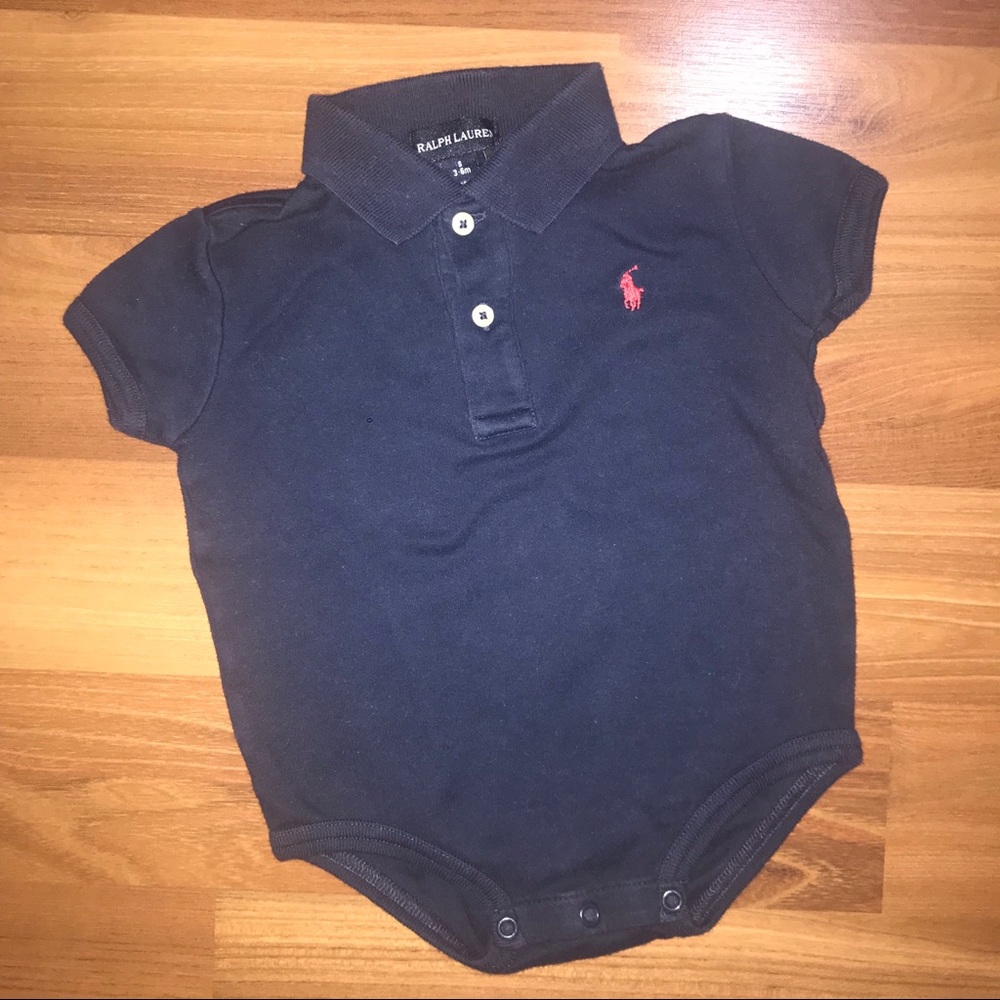 Ralph Lauren 🐎 Polo Bodysuit Navy Blue
